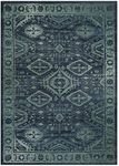 (1.5mx2.1m, Navy/Green) - Area Rugs, Maples Rugs [Made in USA][Georgina] 1.5m x 2.1m Non Slip Padded Large Rug for Living Room, Bedroom, and Dining Room - Navy Blue/Green