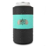 Toadfish Can Cooler - Non-Tipping Suction Cup Can Cooler - Double Wall Vacuum Insulation Insulated Can Cooler Designed to Stay Upright and Not Spill - Stainless Steel Construction