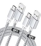 Micro USB Charger Cable 2Pack 6ft A