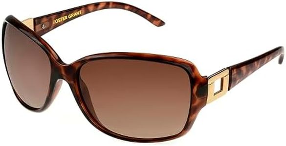 Foster Grant Polarized Sunglasses For Women, Brown Tortoise Shell Sunglasses