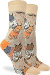 Good Luck Sock Women's Sweater Cat Socks, Adult