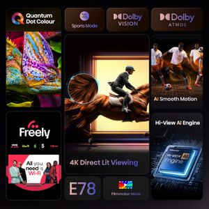 Hisense 43" QLED 4K Smart TV – Ultra HD HDR Streaming