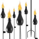 ZSPENG 6 Pack Metal Torches for Out