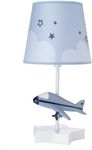 Bedtime Originals Little Aviator Hand-Painted Airplane Lamp with Shade & Bulb