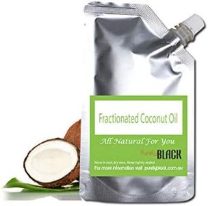 100ml Organic Fractionated Coconut Oil For Skin, Face, Hair. Liquid Coconut Oil For Essential Oil, Carrier Oil