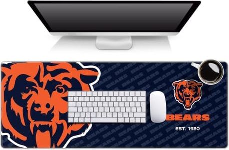 YouTheFan NFL Chicago Bears Logo Series Desk Pad SMU, 12" x 31.5" (Pack of 12)