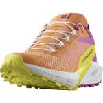 Salomon Women's Sense Ride Trail Running Shoes, Bird of Paradise/White/Sulphur Spring, 6 UK