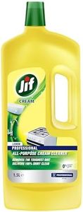 Jif Professional Lemon Cream Cleaner 1.5L – Multi-Purpose Surface Cleanser with Natural Micro Crystals – Plant-Based, Kitchen & Bathroom Use, Streak-Free Finish