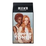 Bleach London Copper Toner Kit - Ammonia-Free Toning for Soft Ginger Finish - Ideal for Light to Medium Blonde Hair - with Smooth and Shine Complex (Complete Kit)