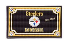 Team Sports America 41EM3824 Pittsburgh Steelers Embossed Door Mat