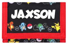 Pokemon - Personalised Wallet for Kids - Perfect Present for Kids - Durable & Fun Design for Boys and Girls - Pokemons Design