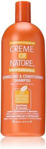 Creme of Nature Detangling Conditioning Shampoo for Normal Hair, Sunflower and Coconut, 32 Ounce