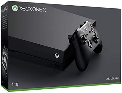 Microsoft Xbox One X 1TB Console with Wireless Controller: Enhanced, HDR, Native 4K, Ultra HD (2017 Model) (Renewed)