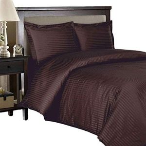 Royal Hotel - Copripiumino King King/California, 300 fili, 100% cotone rasatello a righe, 100% cotone