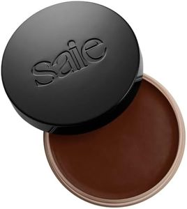 Saie Sun Melt Cream Bronzer - Buildable Balm Face Bronzer for Effortless Sculpting - Cream Contour Enriched with Vitamin C, Nourishing Skincare Ingredients & a Natural Finish - Dark Bronze (1 oz)