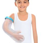 Arm Cast Cover for Shower Bath Waterproof and Watertight Cast Bandage Protector Bag for Broken Surgery Wound Arm, Hands, Wrists, Elbow, Fingers, Burns, Reusable