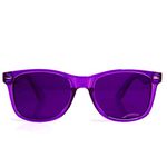 GloFX Violet Color Therapy Glasses – Chakra Glasses Mood Glasses Relax Glasses Light Therapy Glasses Chromatherapy Glasses Chromotherapy Glasses