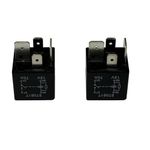 2 PCS/SET SHLPDFM Black Air Suspension Compressor Relay Module 12V 70AMP YWB500220 Fits for Range Rover Discovery 3 4 5 2006-2014