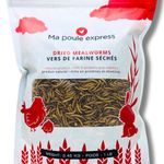 1 Pound - Ma Poule Express Dried Mealworms for Wild Birds etc. Approx. 16,000 Mealworm