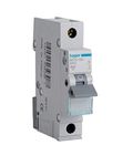 Hager MTN140 Miniature Circuit Breaker, 1 Pole, 1 Module, Type B, 6 kA Breaking Capacity, 40 A Current