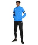 Puma Mens teamRISE Tracksuit, Ignite Blue-Black, M (65865302)