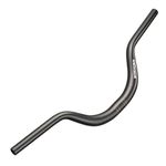 Boenoea Bike Riser Handlebar 25.4/31.8mm Length 620mm Aluminum Alloy Riser Bar(50mm 90mm 120mm), Black