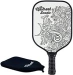 Upstreet Graphite Pickleball Paddle Set | Gold Blue Silver Glitter Cheetah Snakeskin Tiger | Pickleball Rackets Include Padded Cover, Lightweight Honeycomb Composite Pickleball Paddles for Women & Men