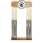 Trademark Gameroom NHL Cue Rack with Mirror-Vancouver Canucks