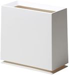 ideaco TUBELOR Brick Matte Trash Can, Square, White, 2.8 gal (8.5 L)