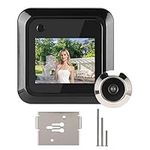 Door Peephole Camera, 145° Wide-angle Door Viewer Peephole, Digital Battery Operated HD 2.4in LCD for Home Apartment