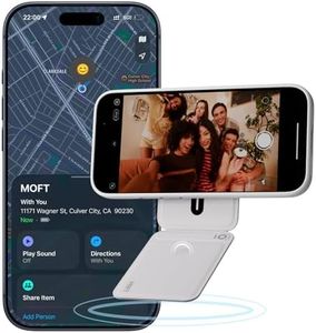 MOFT Magnetic Selfie Stick Phone Tripod with Capture Button, MagSafe Trackable Tripod Wallet with Apple Find My for iPhone 12-17 Series, Pocket Phone Tripod Stand for Vlogging & Selfies, Misty Cove