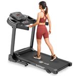 Fitkit by Cult PowerRun-96 BLDC Motor Treadmill (4.5HP Peak) | 12.8km/h Max Speed, 110kg Weight Capacity | 12 Preset Programs, LED Display | AUX/MP3/USB | Home Gym Equipment