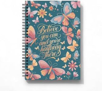 Infinote Blooming Dreams Happiness Reusable Planner – A5 Smart Notebook with Erasable Pen, 100 Pages (50 Sides), Colorful Planner Templates, Ruled & Blank Pages (A5, BloomingDreams, 02)