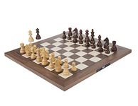 DGT USB Walnut e-Board with Timeless pieces WEIGHTED - Electronic chess