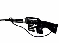 Kids Blow Up Gun Fun Party Decoration Toy Kids Inflatable Gun Prop Stag Party Accessory