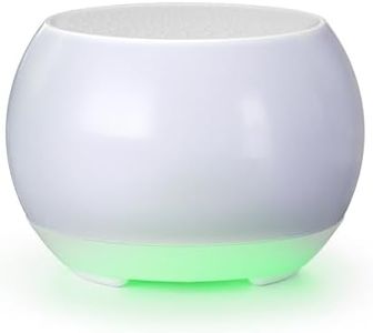 Blissaeon Ceramic Craft Bluetooth Speaker for Meditation & Yoga, Sound Therapy Machine for Stress Relief, Sleep Aid and Focus, Deep Bass, Louder Volume, Light Effect for Boxing Breathing (Purple)