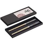 Chopsticks Reusable Titanium Plated