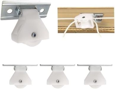 Amazing Drapery Hardware Four Large Cord Pulleys for Roman and Pleated Shades