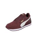 Puma Unisex-Adult ST Runner v4 SD Aubergine-Vapor Gray-Team Gold-White Sneaker - 8 UK (39966503)