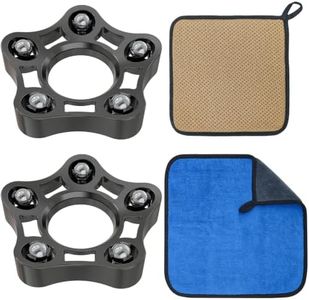 2 Pack Bowling Ball Spinners & 2 Bowling Shammy, Bowling Ball Cleaner Kit