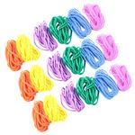 EXCEART 288Pcs Weaving Loom Loops Loom Potholder Loops Weaving Craft Loops Craft Loop Refill for DIY Crafts Supplies (Multiple Colors)