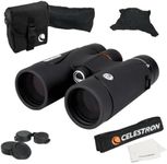 Celestron 71405 TrailSeeker ED 8 x 42 Roof Prism Binocular, Fully Multi-Coated Lens, BaK-4 Prism Glass, Black