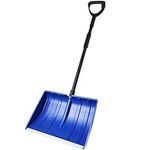 Yocada Snow Shovel for Driveway Home Garage Snow Removal with D-Grip Handle Aluminum Strip Heavy Duty 48inch Long Large Capacity Shovel Perfect for Garden Car Camping Outdoor