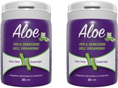AlohaLabs Aloe Brucia Grassi Integratore Alimentare Integratore per Dimagrire Forte con Aloe Vera Asparago Naturale 120 compresse da 500mg