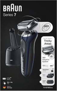Braun Series 7 Electric Shaver for Men – Blue