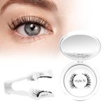 Magnetic Lash Kit with Applicator, Higu clace Reusable Magnetic Eyelashes Natural-Look, Magnetic Lashes No Glue and Remover Need, No Eyeliner Required False Eyelash Easy to Wear (Style N2)
