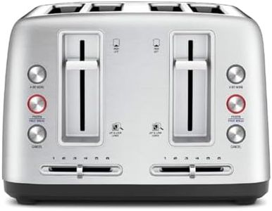 Breville the Toast Control 4-Slice Toaster (Brushed Stainless Steel), LTA670BSS