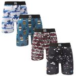 Warriors & Scholars | 8” Inseam Boxer Briefs With Pouch |Chafe Safe Pouch | Mens boxer briefs | Boxer briefs for men pack, Pack Aml510, L