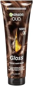 Garnier Olia Gloss - 10 Min Tinted Hair Mask - Expensive Brunette – Up to 72h Mirror-Like Shine* With A Touch Of Colour For Up To 6 Washes** - Corrects Up To 1 Year Of Damage*** - For Brunettes
