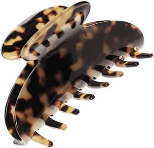 Tortoise Hair Clip for Thick Hair, Large Couture Claw Clip for Women, Extra Strong Hold, Damage-Free Comfort, Elegant French Design, Tokyo | France Luxe